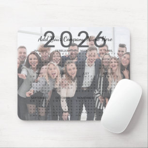 Tapis De Souris Nom de l'entreprise personnalisée et calendrier Ph
