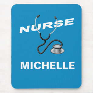 Tapis De Souris Nom de l'infirmière personnalisée