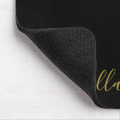 Tapis De Souris Nom de signature de script de cœur d'or minimal (Coin)