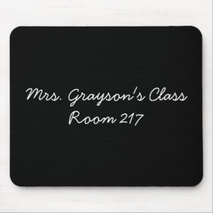 Tapis De Souris Nom d'enseignant personnalisé Cadeau d'enseignant 