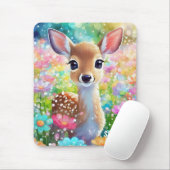 Tapis De Souris Nom des filles personnalisées d'animal mignon (Avec souris)