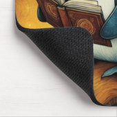 Tapis De Souris Nom du livre de lecture du pingouin mignon (Coin)