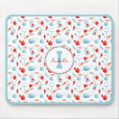 Tapis De Souris Nom du Motif Médicale Monogram Nurse (Devant)