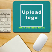 Tapis De Souris Nom et logo de l'entreprise sur le carnet de souri