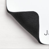 Tapis De Souris Nom modifiable minimal simple ou autre texte (Coin)