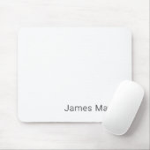 Tapis De Souris Nom modifiable minimal simple ou autre texte (Avec souris)