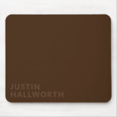 Tapis De Souris Nom modifiable moderne (Devant)