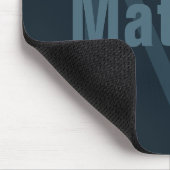 Tapis De Souris Nom modifiable moderne (Coin)