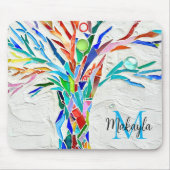 Tapis De Souris Nom Mosaïque de monogramme (Devant)