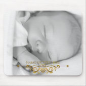 Tapis De Souris Nom ou texte fait sur commande personnalisé de (Devant)