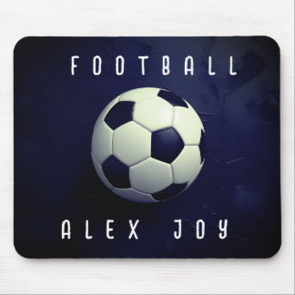 Tapis De Souris Nom personnalisé basé sur le thème de football