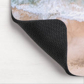 Tapis De Souris Nom personnalisé Beach Waves Ocean Surf (Coin)