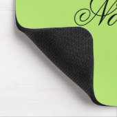Tapis De Souris Nom personnalisé couleur chaux simple (Coin)