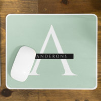Nom personnalisé de la menthe pastel minimaliste
