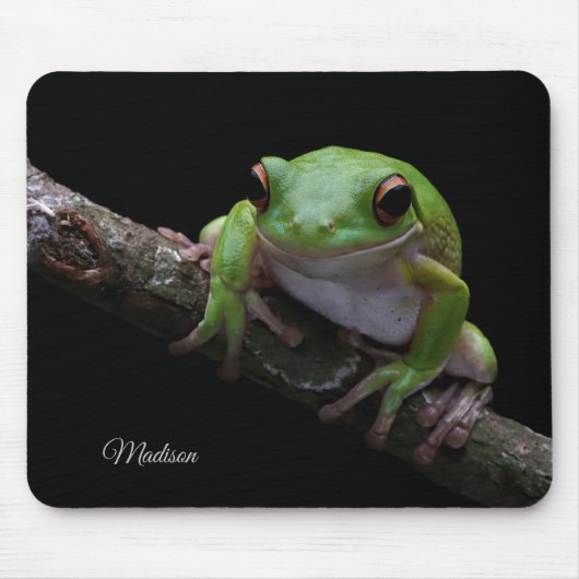 Tapis De Souris Nom personnalisé Frog Souris Pad (Devant)
