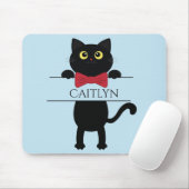Tapis De Souris Nom Personnalisé Kitty Pad Souris, Pad Souris Chat (Avec souris)