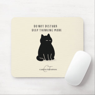 Tapis De Souris Nom personnalisé Ne pas déranger Mode de réflexion