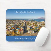 Tapis De Souris Nom personnalisé Reykjavik Islande (Avec souris)