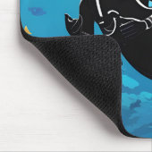 Tapis De Souris Nom personnalisé Scuba Diver (Coin)