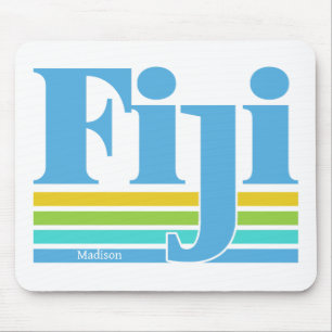 Tapis De Souris Nom personnalisé / Texte Fiji
