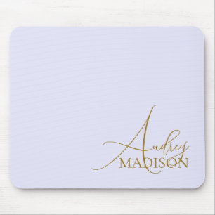 Tapis De Souris Nom Serif de script Purple Lavender