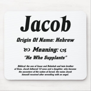 Tapis De Souris Nom signifiant 'Jacob'