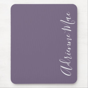 Tapis De Souris Nom tout simplement élégant Purple Personnalisé