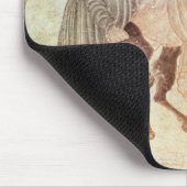 Tapis De Souris Nomades mongols avec un âne, XVème siècle (Coin)