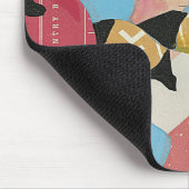 Tapis De Souris Nombre de Flamants roses (Coin)