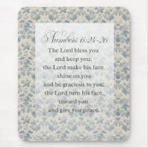 Nombres 6:24-26 Verset de la Bible Art
