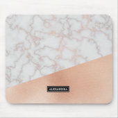 Tapis de souris nommé fait sur commande de marbre (Devant)