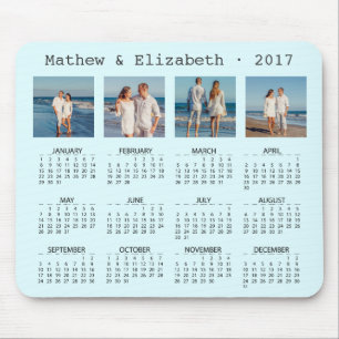 Tapis De Souris Noms de couples et Photos Calendrier Photo 2017
