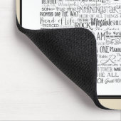 Tapis De Souris Noms de Dieu sur Tan Mousepad (Coin)