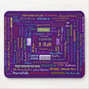 Tapis De Souris noms de mousepad de Dieu