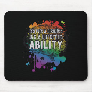Tapis De Souris Non Handicap Une capacité différente Autisme