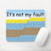 Tapis De Souris Non mon défaut (Avec souris)