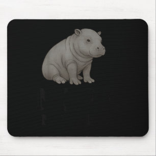 Tapis De Souris Non pas aujourd'hui Mignon Mars La hanche Drôle Pa