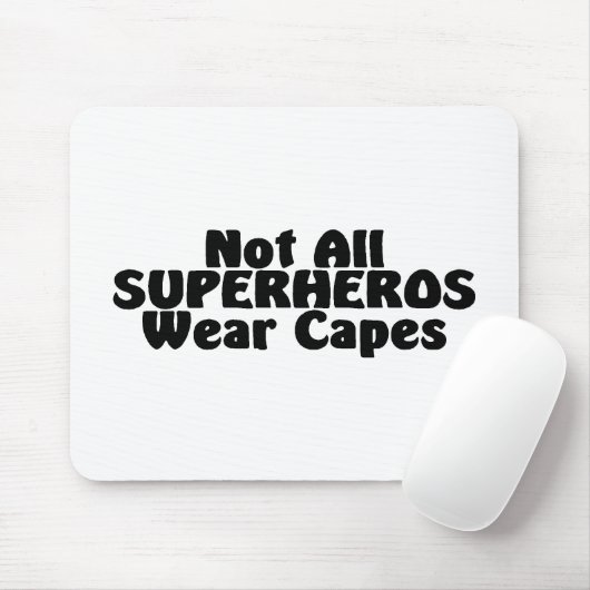 Tapis De Souris Non tous les caps d'usage de SUPERHEROS (Avec souris)