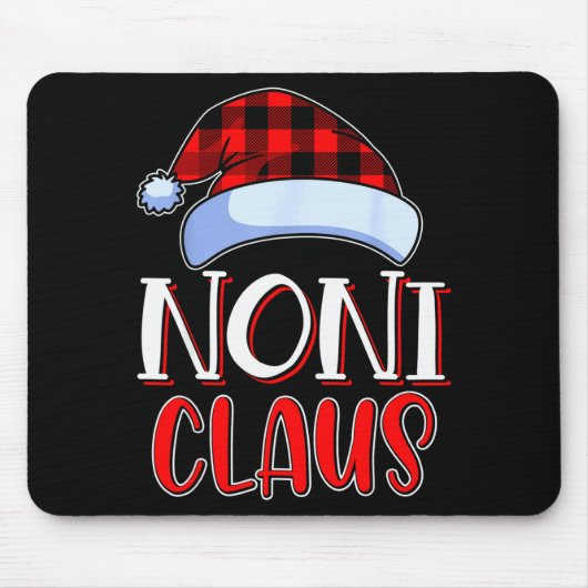 Tapis De Souris Noni Claus Santa Family Matching Christmas Pajamas (Devant)