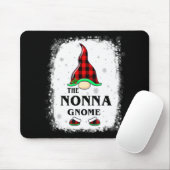 Tapis De Souris Nonna Gnome Buffalo Plaid Matching Family Xmas Paj (Avec souris)