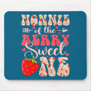 Tapis De Souris Nonnie de la douce fraise pour son 1er anniversair