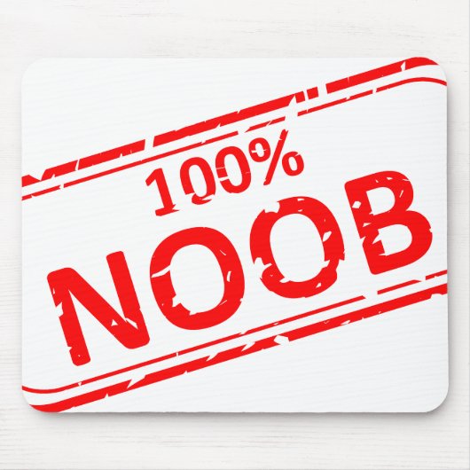 Tapis De Souris Noob 100% tamponnent (Devant)