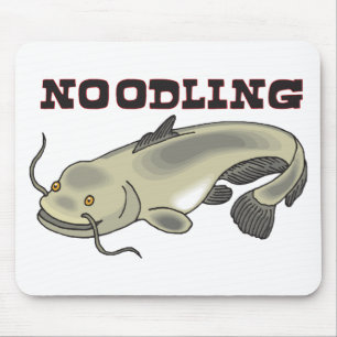Tapis De Souris Noodling de poisson-chat