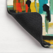 Tapis De Souris Noontide Vibrance – Abstract Figures (Coin)