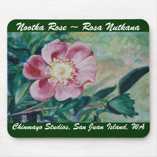 Tapis de souris Nootka Rose (Devant)