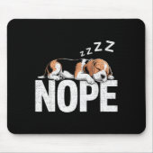 Tapis De Souris Nope Lazy Beagle (Devant)