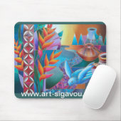 TAPIS DE SOURIS "NOQU VITI " (Avec souris)