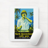 Tapis De Souris Nord-Queensland vous appelle (Avec souris)