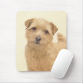 Tapis De Souris Norfolk Terrier Peinture - Art Chien original (Avec souris)