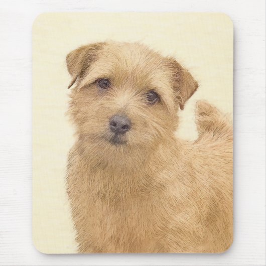 Tapis De Souris Norfolk Terrier Peinture - Art Chien original (Devant)
